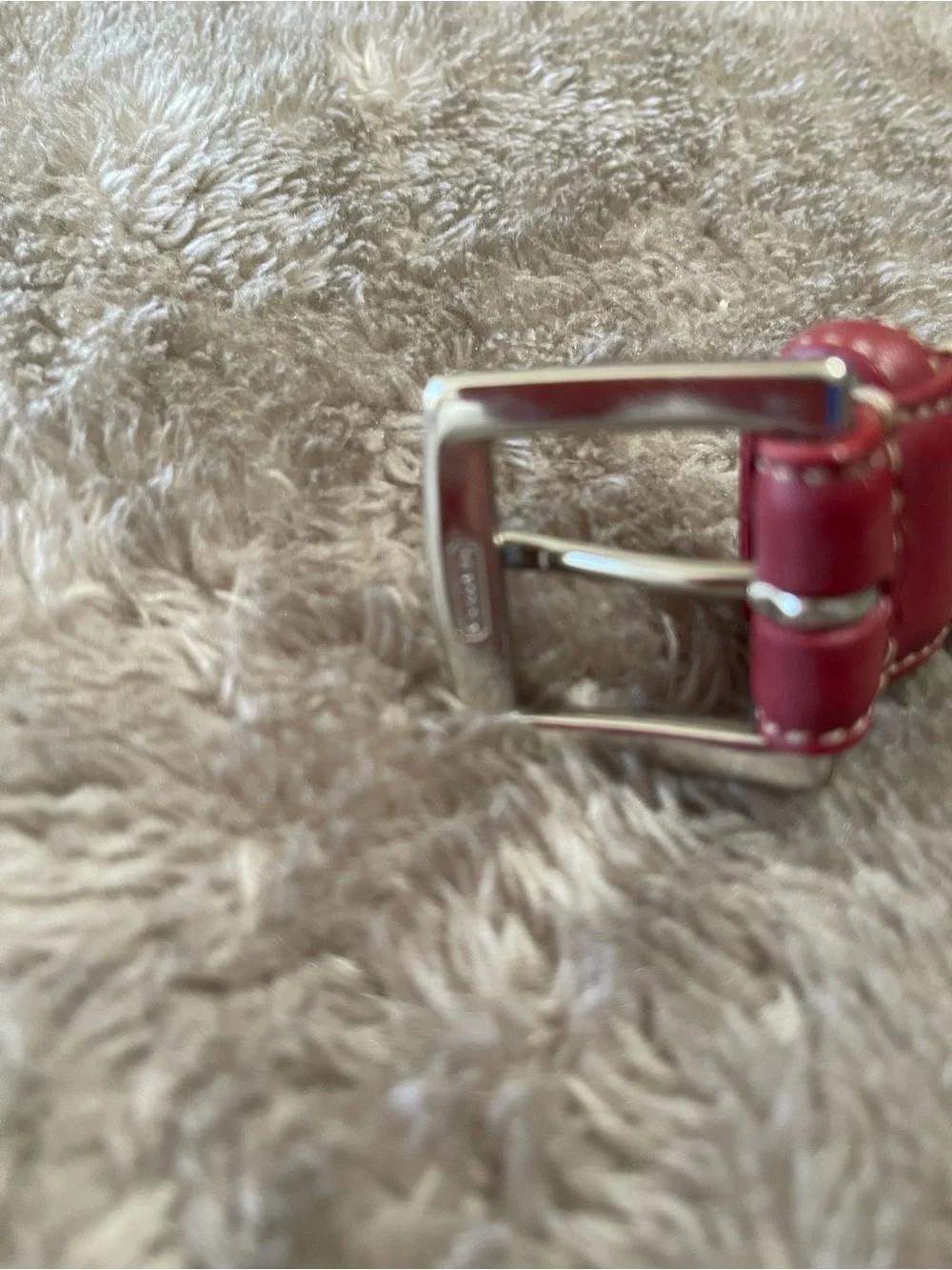 Coach Red Leather Dog Collar | Size Large ❤️🐾